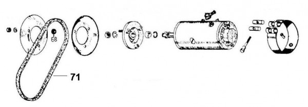 Motor Anlasser - Ape 175ccm 2T AC 1978- AE3T