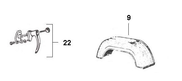Fahrgestell Kotflügel hinten - Ape TM 50ccm 2T AC 1985- TL4T