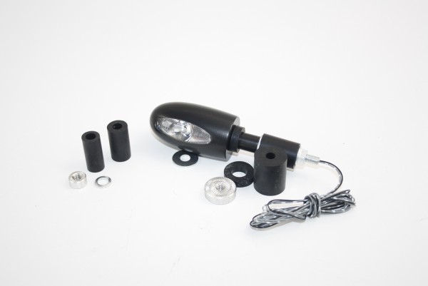 Kellermann LED Blinker, BL 1000, vorne, Aluminium, 12 V, schwarz, seidenmatt, E-geprüft