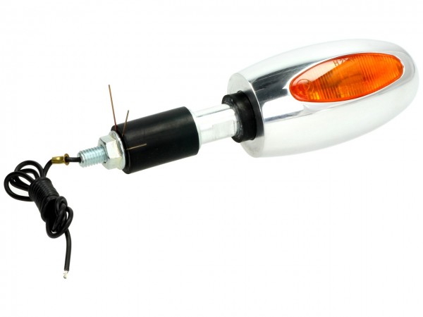 Kellermann Blinker, BL 1000, vorne, Aluminium, 12 V, 21 W, glänzend, E-geprüft