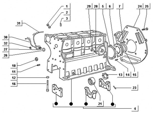 Motor Motor II - Porter Porter Diesel 1400ccm 4T LC 1998-2004 ZAPS85000004