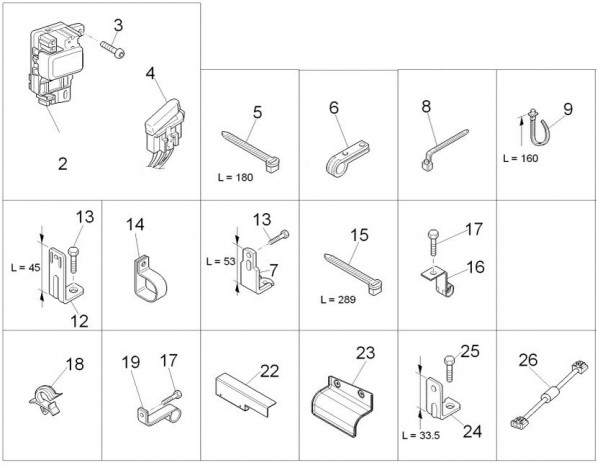 Elektrische Anlage Bauteile elektrische Anlage - Porter D120 Diesel 1300ccm 4T LC 2014- ZAPS90PK
