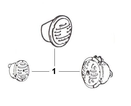 Elektrische Anlage Hupe - Ape Car 422ccm 4T AC 1986- AFD1T