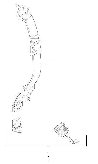 Fahrgestell Sicherheitsgurte - Ape Mix 50ccm 2T AC 2009- ZAPC80000