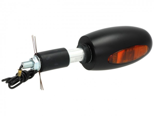 Kellermann Blinker, BL 1000, vorne, Aluminium, 12 V, 21 W, schwarz, seidenmatt, E-geprüft