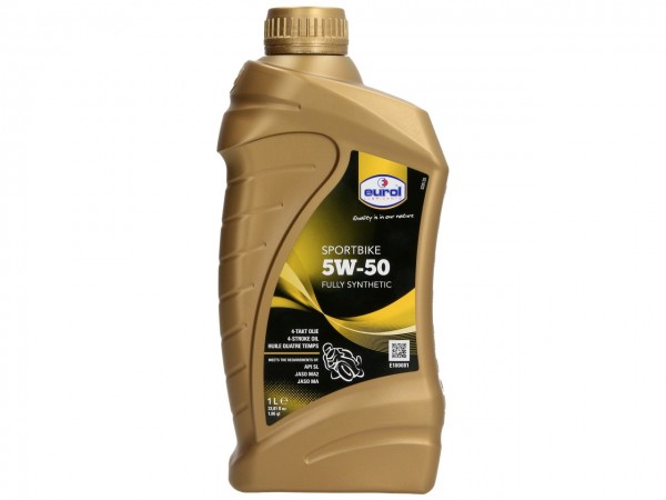 Eurol Motoröl 4 Takt, 5W/50, Eurol Sportbike SAE, vollsynthetisch, 1 l