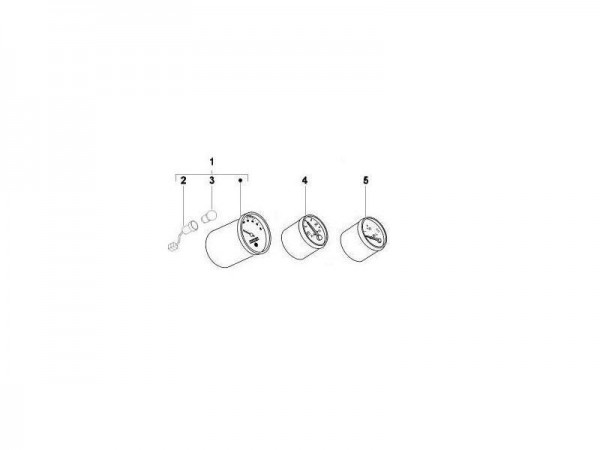 Lenker Tachometer - MP 601 Classic 422ccm 4T LC 2006-2007 MC349B0D2
