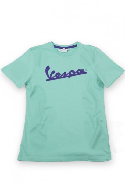 Vespa Vespa Colors, T-Shirt, Vespa Logo, Kinder, Größe: 9/10, grün, Baumwolle