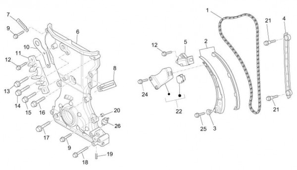 Motor Ventilsteuerung - Porter Maxxi Multitech 1300ccm 4T LC 2011- ZAPS90RJ