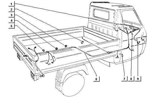 Elektrische Anlage Kabelbaum - Ape TM 218ccm 2T AC 1999-2004 ZAPT1000000001001