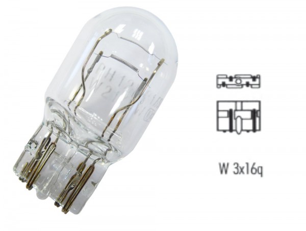 Philips Leuchtmittel, Glühlampe, 12 V, 21/5 W, W3x16q