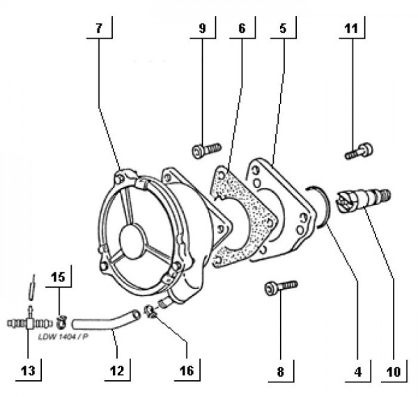Bowdenzüge Bremsanlage vorn II - Porter Porter Diesel 1400ccm 4T LC 1998-2004 ZAPS85000007