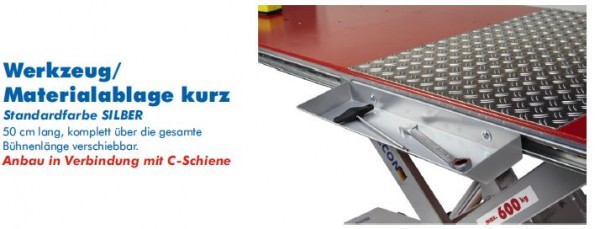 Econ Werkzeugablage kurz 500 mm