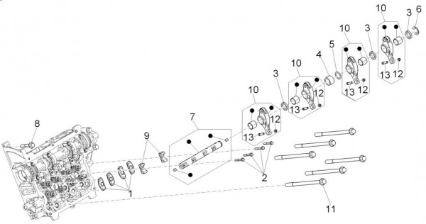 Motor Schwinghebelhalterung - Porter D120 Diesel 1300ccm 4T LC 2015- ZAPS90TK