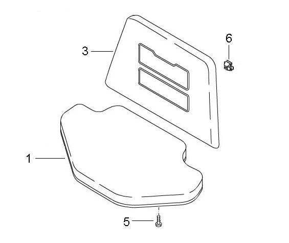 Fahrgestell Sitz vorn - Ape Mix 50ccm 2T AC 2009- ZAPC80000