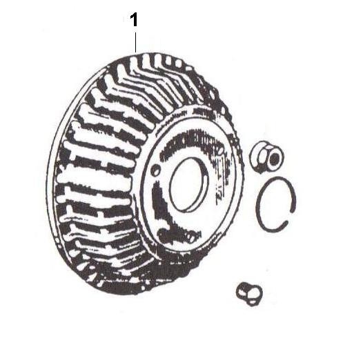 Radaufhängung Bremstrommel hinten - Ape 190ccm 2T AC 1970- MPV1T