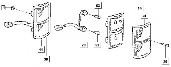 Elektrische Anlage Blinker - Porter Porter Diesel 1400ccm 4T LC 1998-2004 ZAPS85000004