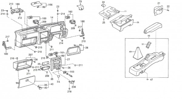 Fahrgestell Armaturenbrett - Porter Porter 1000ccm 4T LC 1992-1998 ZAPS85