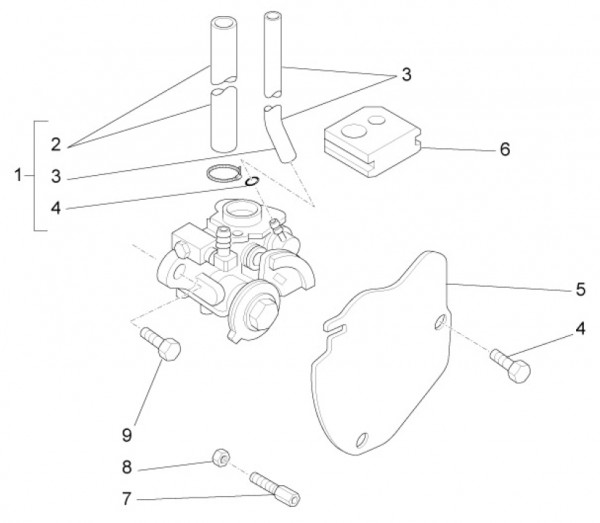 Motor Ölpumpe - Ape Mix 50ccm 2T AC 2017- ZAPC80000