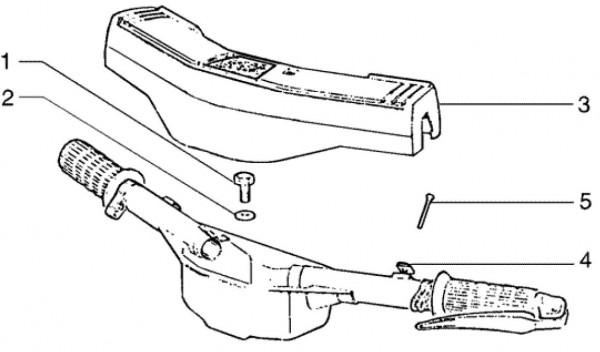 Lenker Lenkerdeckel - Ape TM 703 Diesel mit Lenker 422ccm 4T AC 2005-2010 ZAPT10000