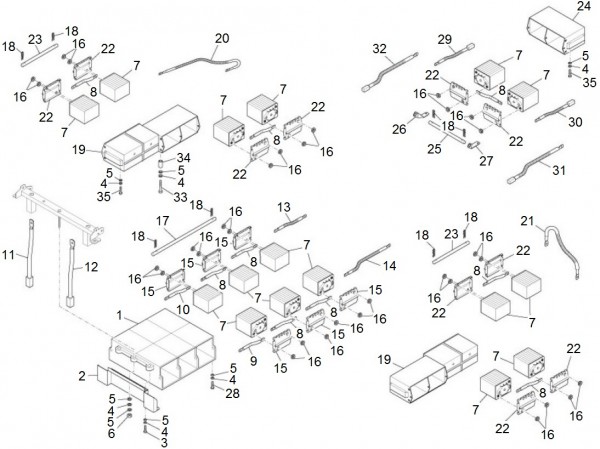 Elektrische Anlage Batterie II - Porter Porter Electric ccm 2012- ZAPS9E