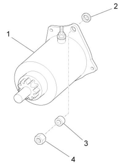 Motor Anlasser - Ape Mix 50ccm 2T AC 2016- ZAPC80000