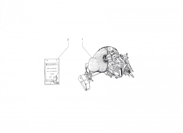 Motor Motor - Ape 50ccm 2T AC 1989- TL6T
