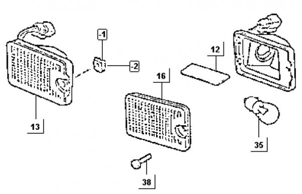 Elektrische Anlage Rücklicht II - Porter Porter Diesel 1400ccm 4T LC 1998-2004 ZAPS85000007