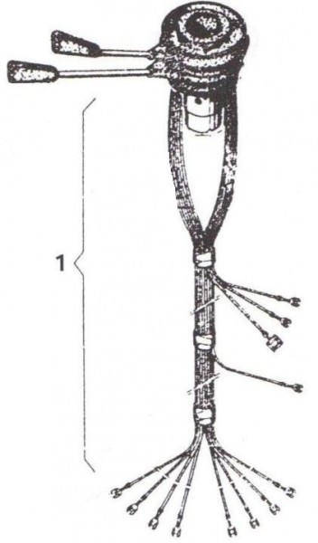Elektrische Anlage Schalter - Ape Car 422ccm 4T AC 1986- AFD1T