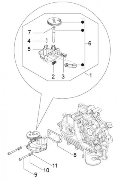 Motor Schalthebel - Classic 400 422ccm 4T 2V AC 2015- MBX000T58RC001005