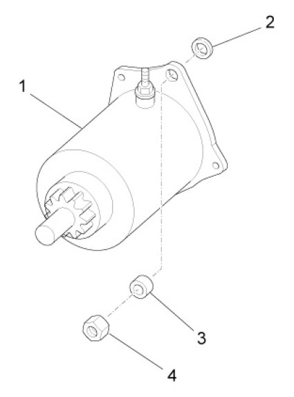 Motor Anlasser - Ape Mix 50ccm 2T AC 2018- ZAPC80000