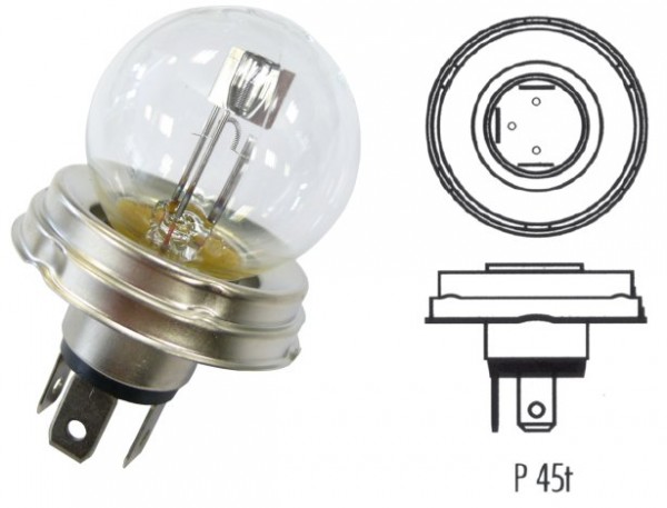 Philips Leuchtmittel, Glühlampe, 12 V, 45/40 W, P45t-41