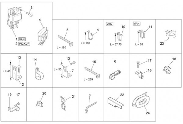 Elektrische Anlage Bauteile elektrische Anlage - Porter Multitech 1300ccm 4T LC 2010- ZAPS90PJ