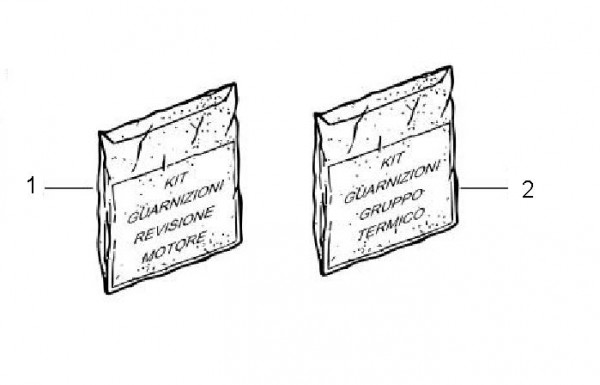 Motor Motordichtsatz - Ape Poker 422ccm 4T AC 1993- M4R3T