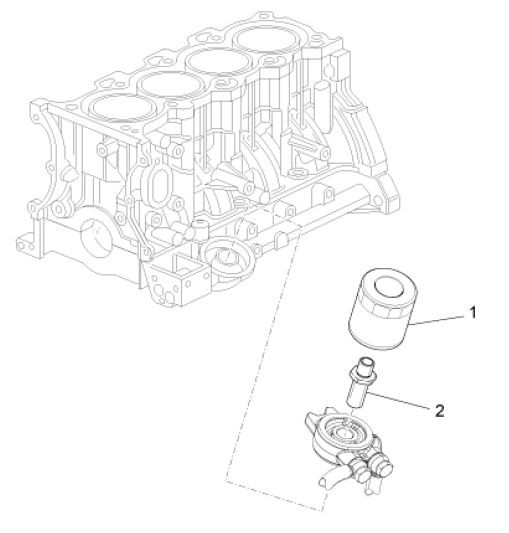 Motor Ölfilter - Porter Maxxi Multitech 1300ccm 4T LC 2011- ZAPS90DJ