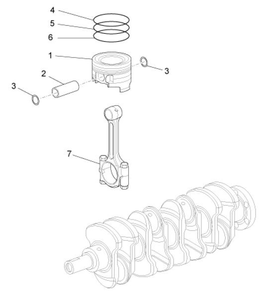 Motor Kolben - Porter Maxxi Multitech 1300ccm 4T LC 2011- ZAPS90AJ