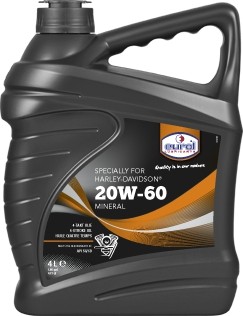 Eurol Motoröl 4 Takt, 20W/60, Eurol Harley SAE, multi-grade, mineralisch, 4 l