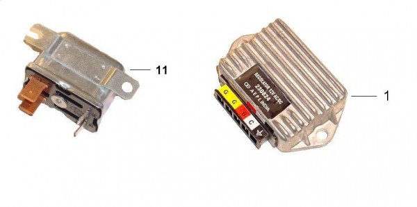 Elektrische Anlage Starterrelais - Ape TM 50ccm 2T AC 1985- TL4T