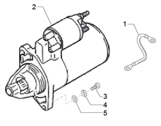 Motor Anlasser - Classic 400 422ccm 4T 2V AC 2016- MBX000T5BSE001861