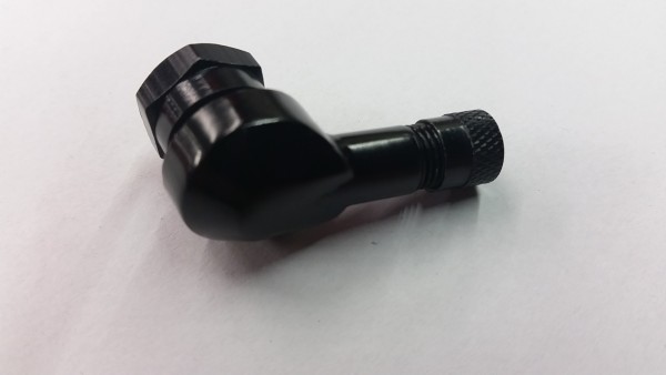 Econ Reifenventil, Aluminium, schwarz, Ø 8,3 mm