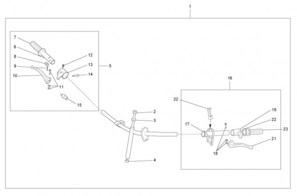 Lenker Lenker - Ape Mix 50ccm 2T AC 2017- ZAPC80000
