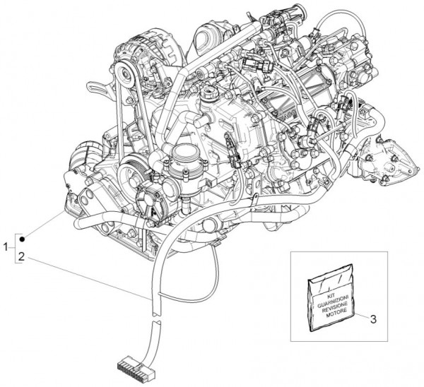 Motor Motor - Porter D120 Diesel 1300ccm 4T LC 2015- ZAPS90PK
