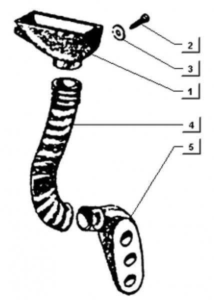 Fahrgestell Abtauanlage - Ape TM 703 Diesel mit Lenker 422ccm 4T AC 2000-2004 ZAPT10000