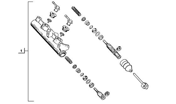 Radaufhängung Hauptbremszylinder - Ape TM 422ccm 4T LC 2013- ZAPT1000000001001