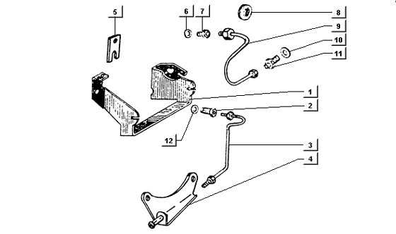 Motor Ölleitungen - Ape TM 218ccm 2T AC 1984- ATM2 00001001