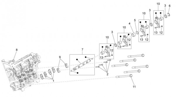 Motor Schwinghebelhalterung - Porter D120 Diesel 1300ccm 4T LC 2013- ZAPS90CK