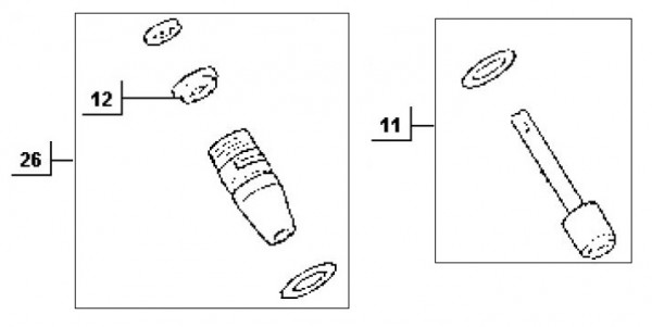 Lenker Tachometer II - Porter Porter Diesel 1400ccm 4T LC 1998-2004 ZAPS85000007