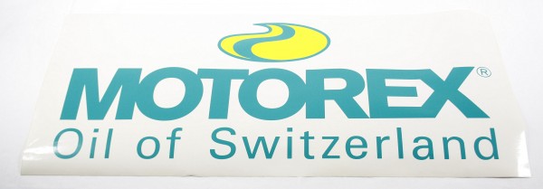 Motorex Aufkleber, transparent, grün, 600x275 mm