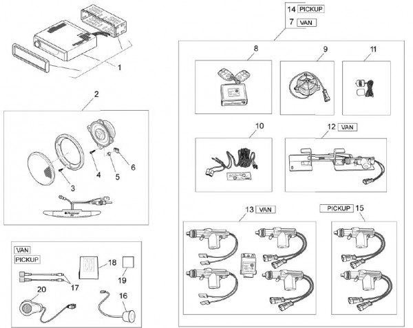 Zubehör Zubehör - Porter Multitech 1300ccm 4T LC 2010- ZAPS90CJ
