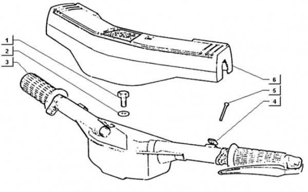 Lenker Lenkerdeckel - Ape TM 703 mit Lenker 220ccm 2T AC 2000-2007 ATM2T
